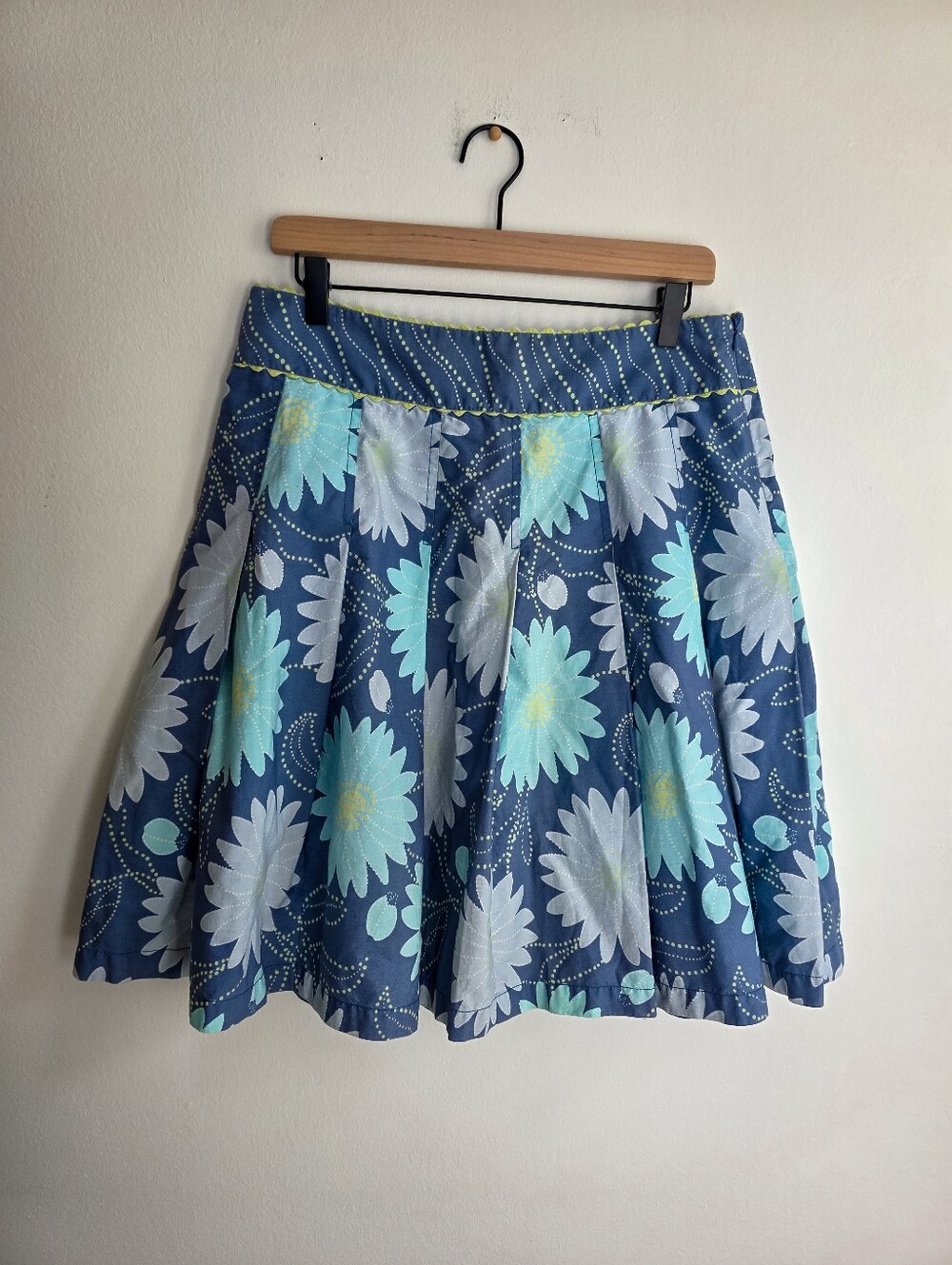 Vintage Y2K Liz Claiborne Chambray Floral Skirt
